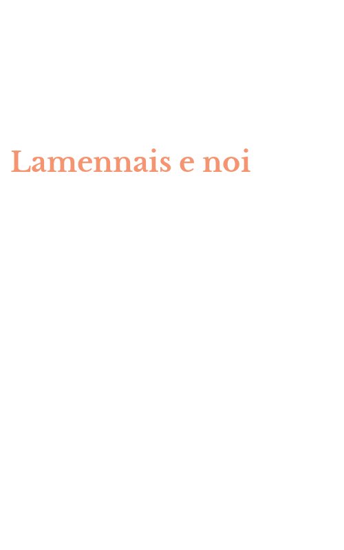 Lamennais e noi