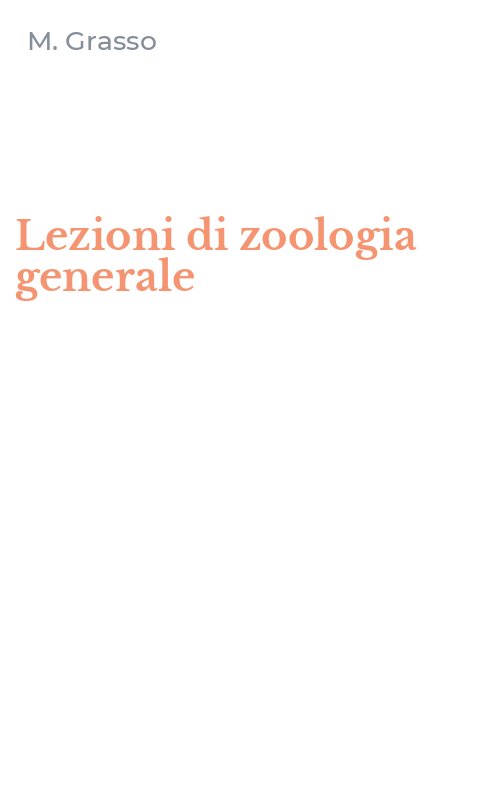 Lezioni di zoologia generale
