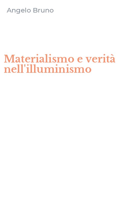Materialismo e verità nell'illuminismo