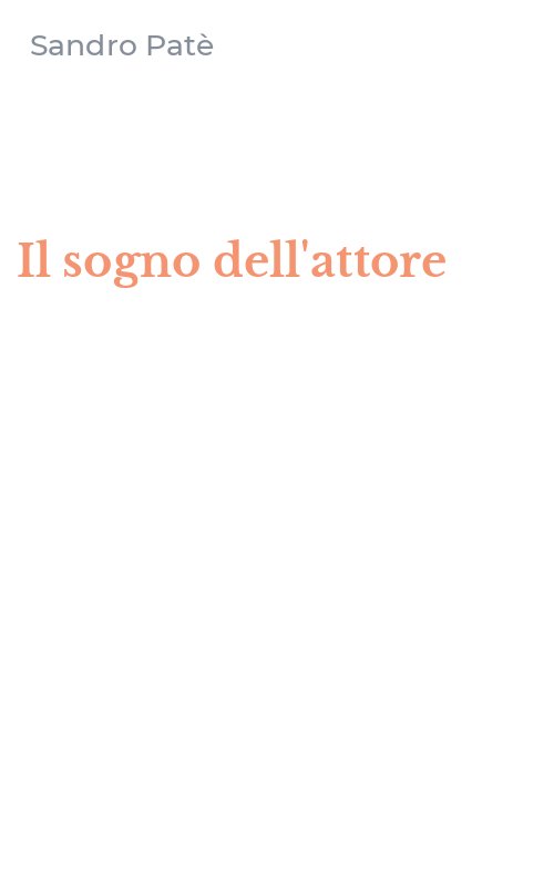 Il sogno dell'attore