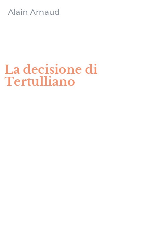 La decisione di Tertulliano