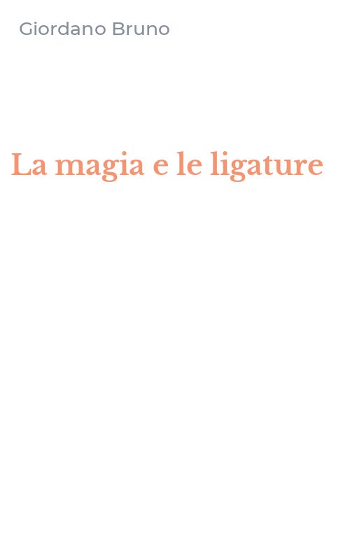 La magia e le ligature
