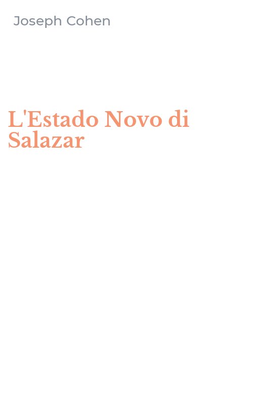 L'Estado Novo di Salazar