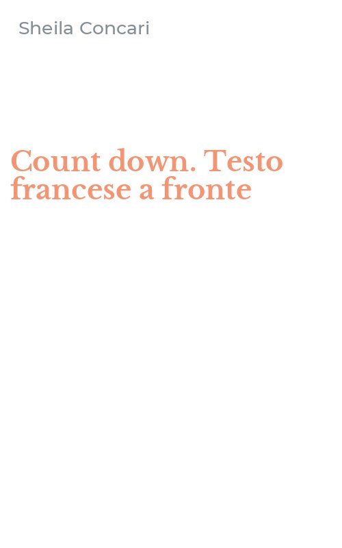 Count down. Testo francese a fronte