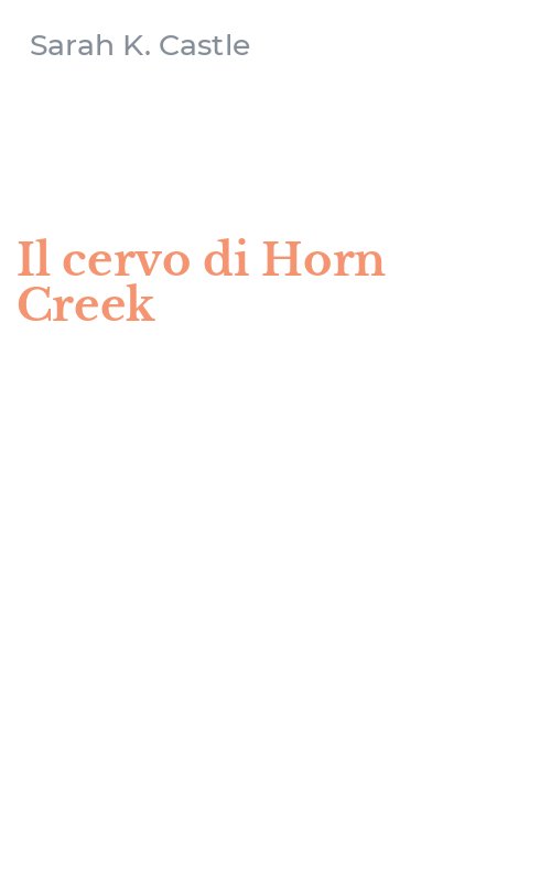 Il cervo di Horn Creek