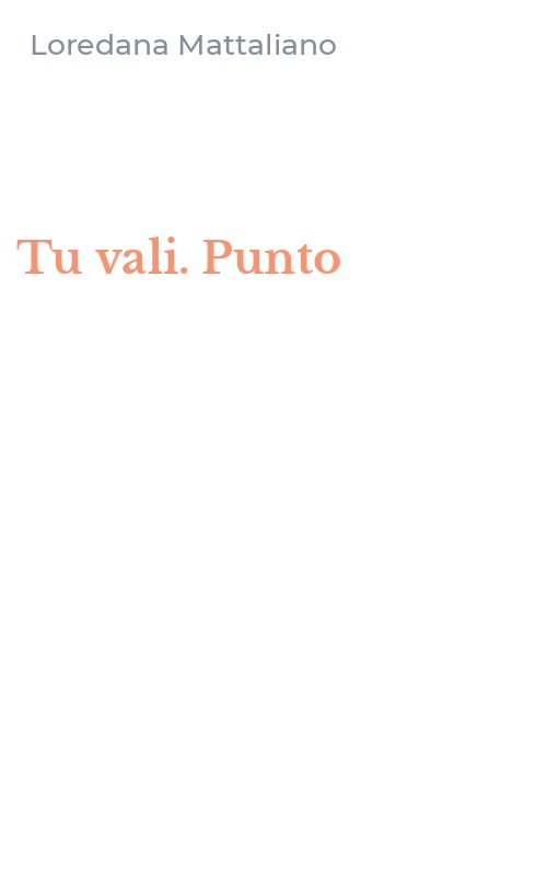 Tu vali. Punto