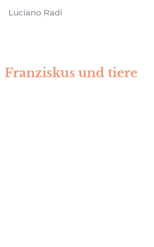 Franziskus und tiere
