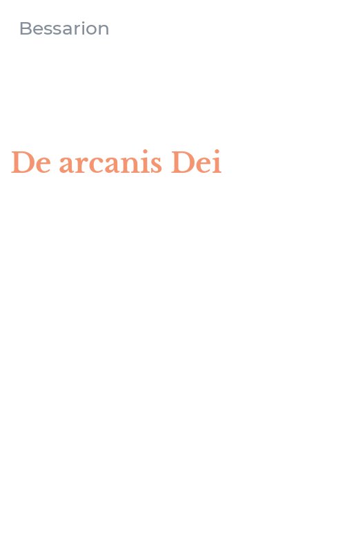 De arcanis Dei