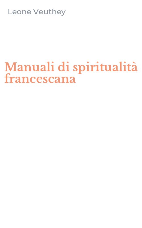 Manuali di spiritualità francescana