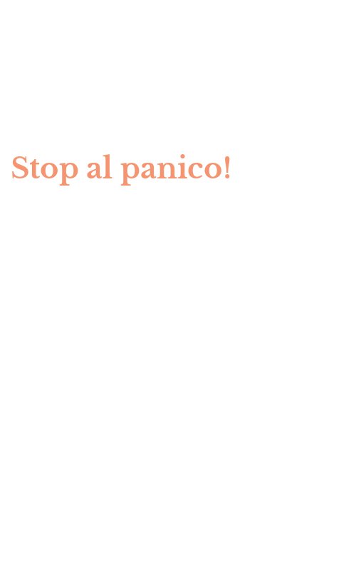 Stop al panico!