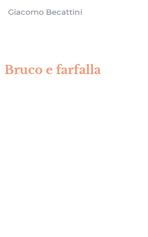 Bruco e farfalla