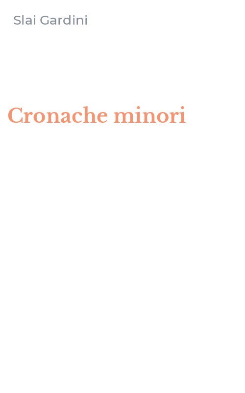 Cronache minori