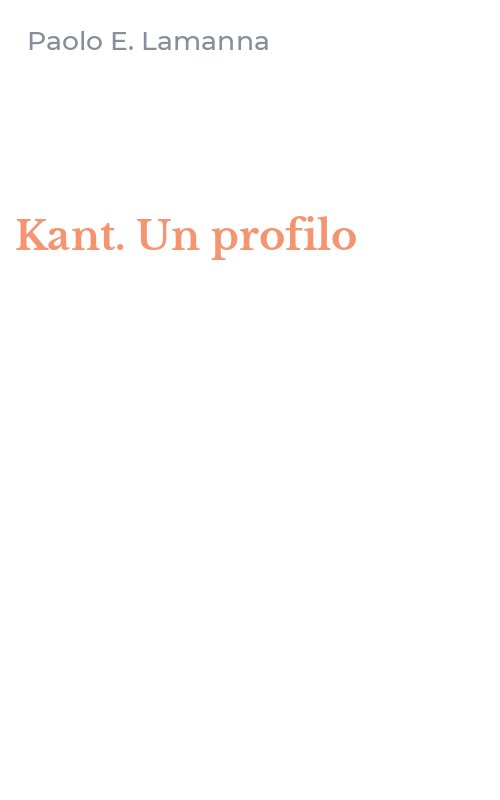 Kant. Un profilo