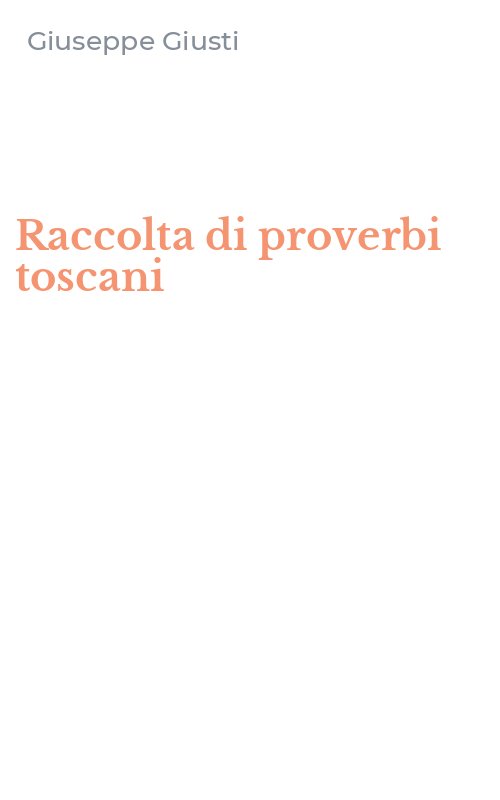 Raccolta di proverbi toscani