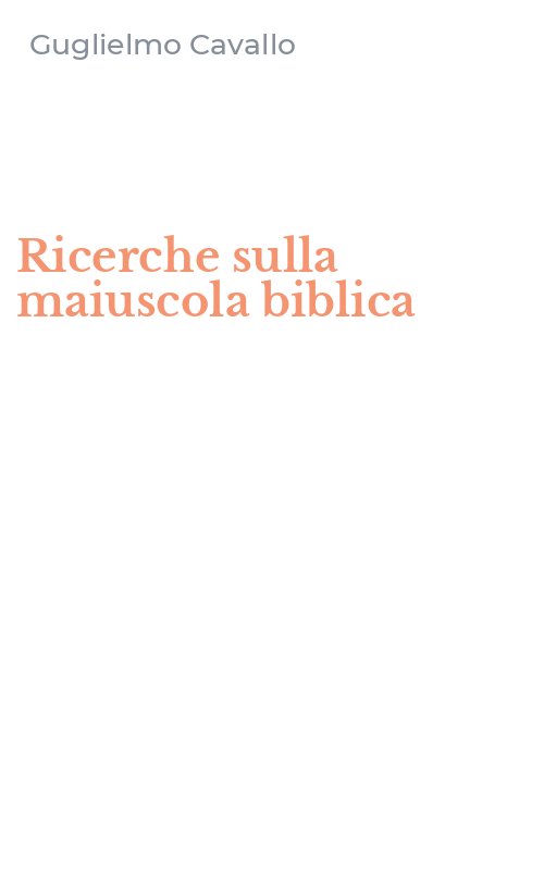 Ricerche sulla maiuscola biblica
