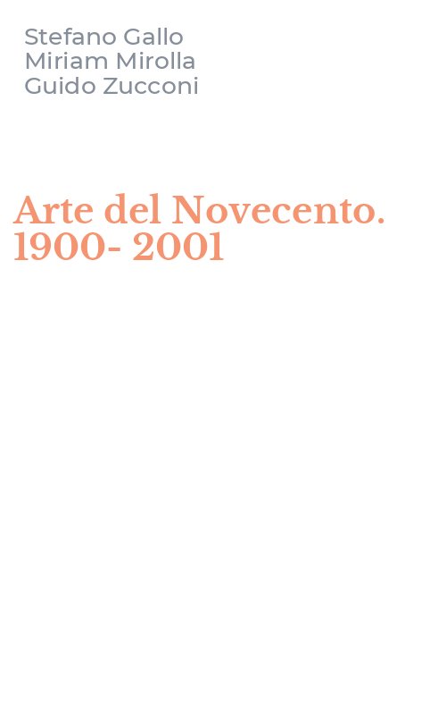 Arte del Novecento. 1900-2001