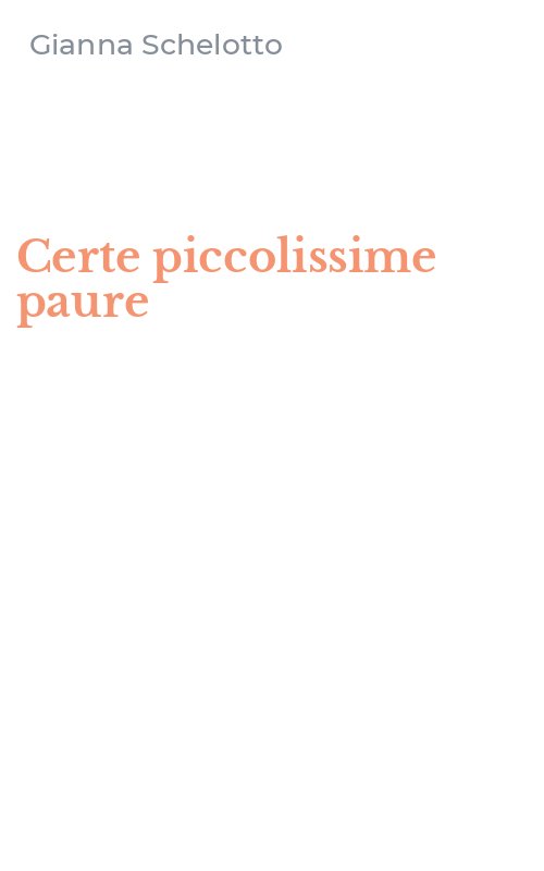 Certe piccolissime paure