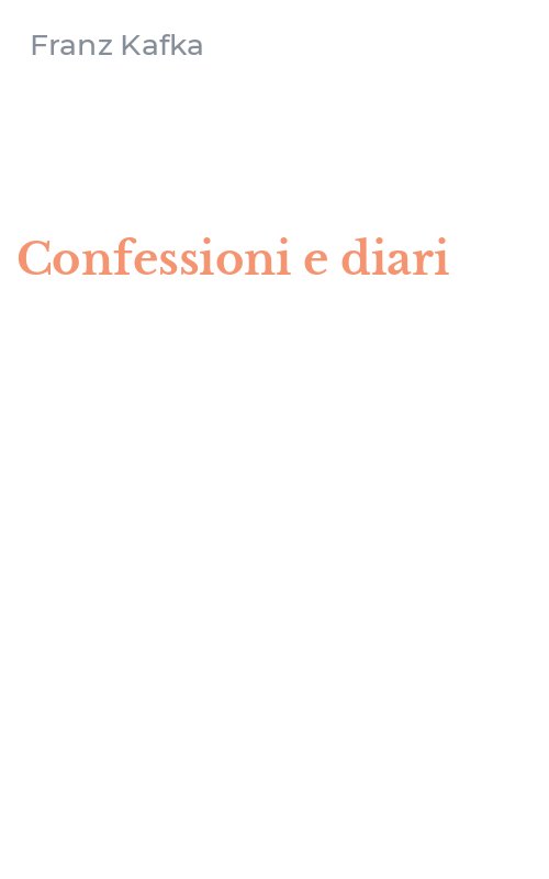 Confessioni e diari