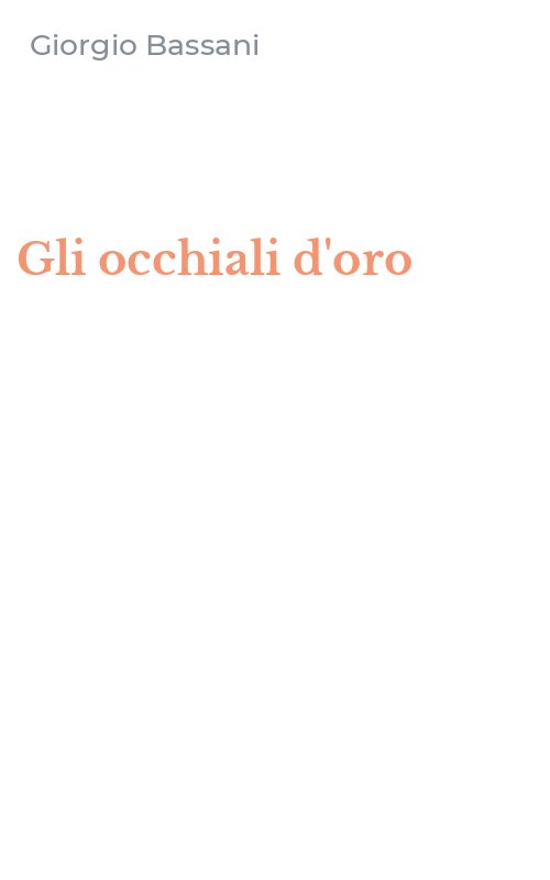 Gli occhiali d'oro
