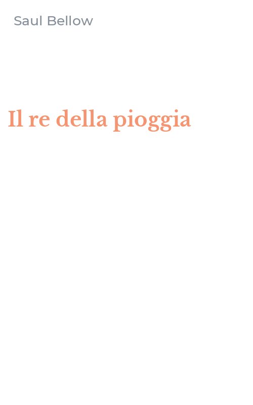 Il re della pioggia