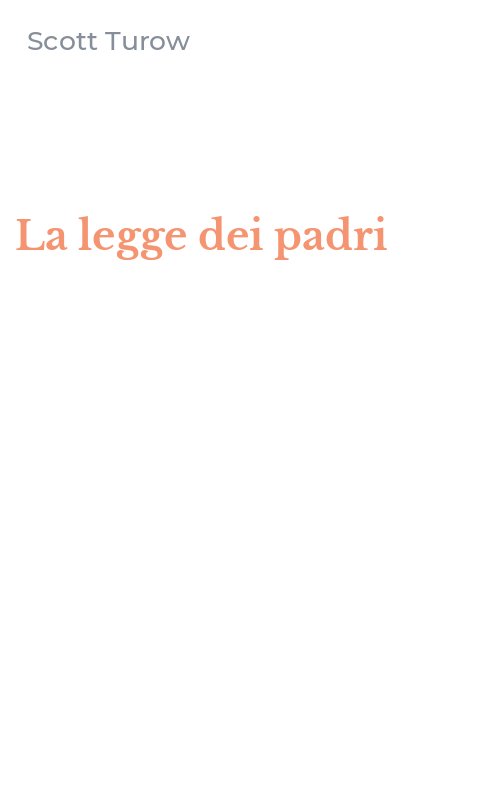 La legge dei padri