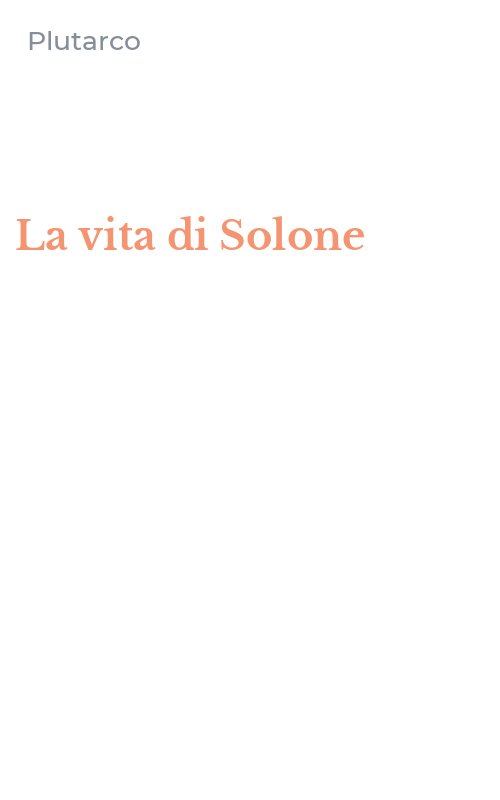La vita di Solone