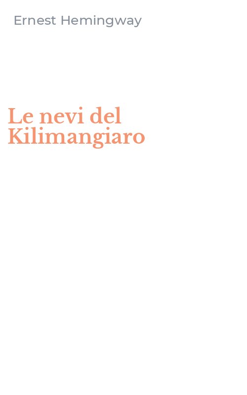 Le nevi del Kilimangiaro