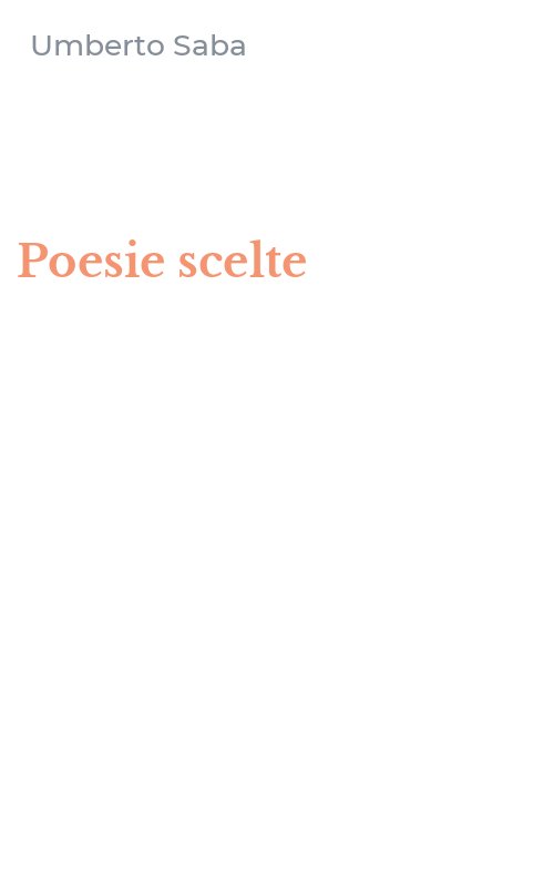 Poesie scelte