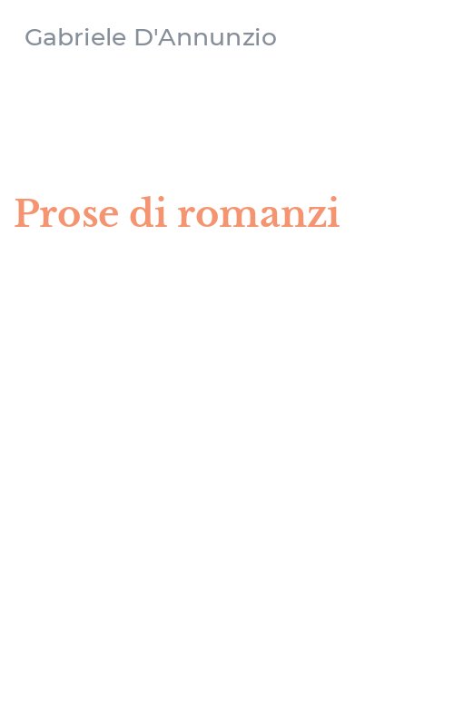 Prose di romanzi