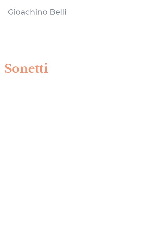 Sonetti