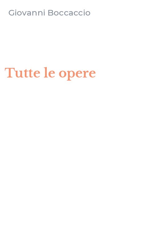 Tutte le opere