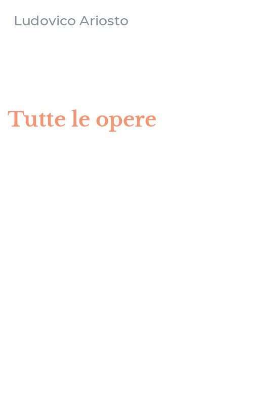 Tutte le opere