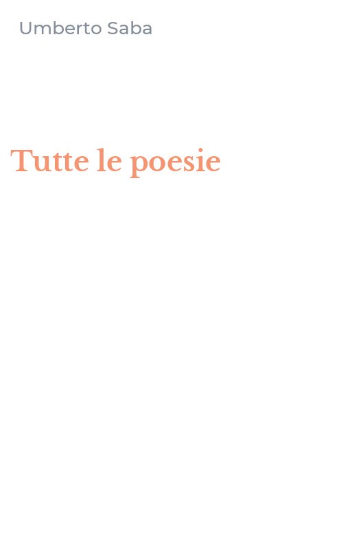 Tutte le poesie
