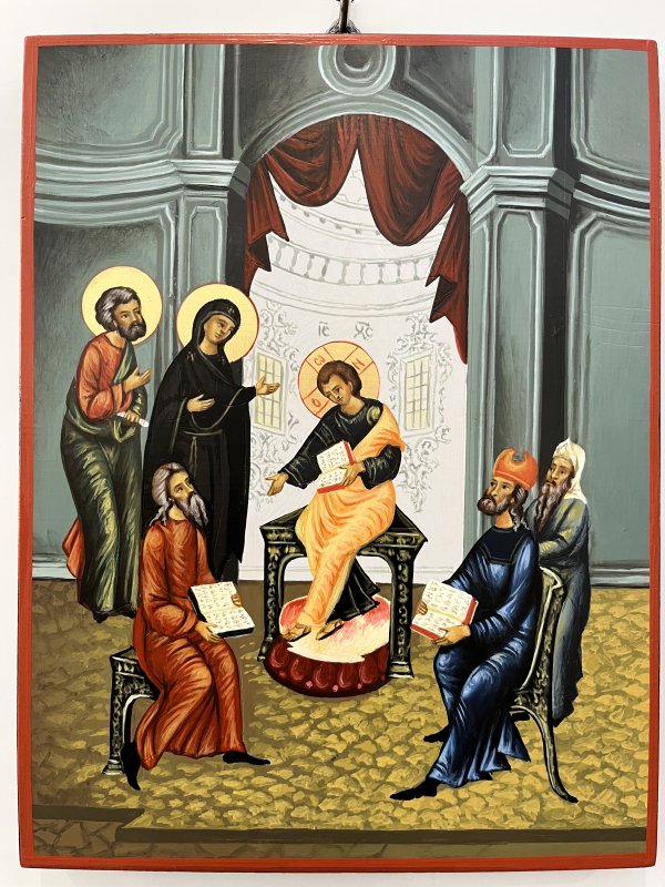 GESU' TRA I DOTTORI 22X30 CM