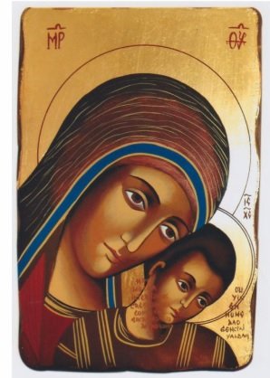 MADONNA DI KIKOS 22X32 CM