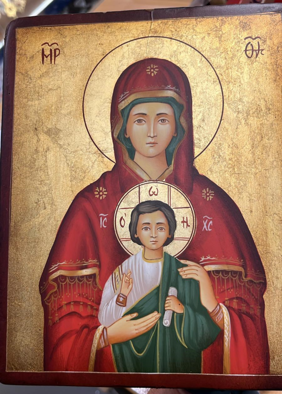 MADONNA SEDES SAPIENTIAE  18X22 CM