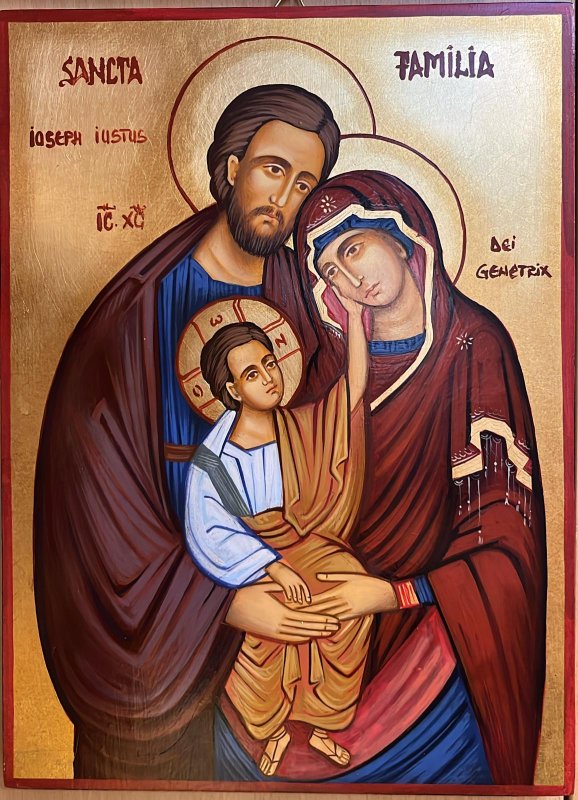 SACRA FAMIGLIA 22X30 CM