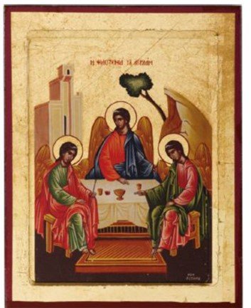 TRINITÀ DELL'ANTICO TESTAMENTO (DETTA DI RUBLEV)