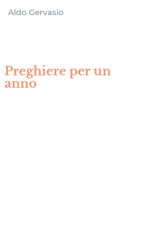 Preghiere per un anno
