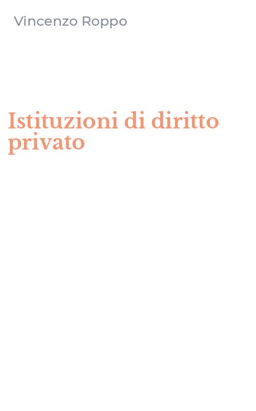 Istituzioni di diritto privato