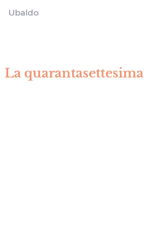 La quarantasettesima
