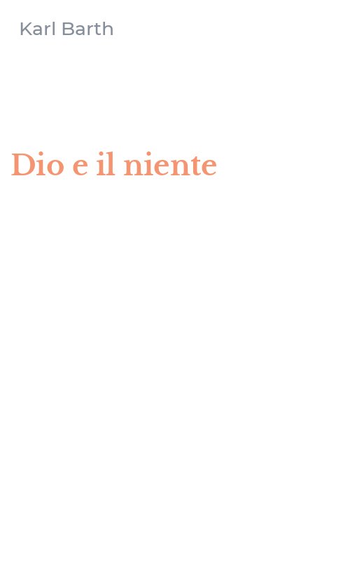 Dio e il niente