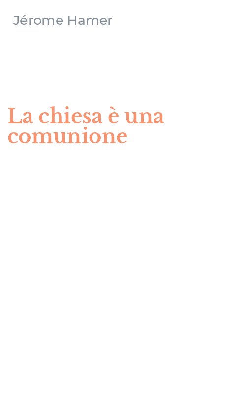 La chiesa è una comunione