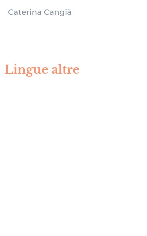 Lingue altre