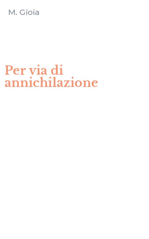 Per via di annichilazione