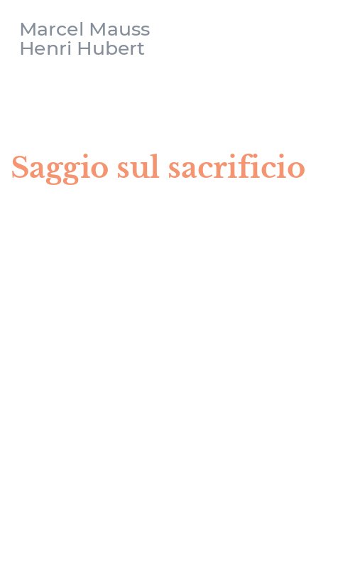 Saggio sul sacrificio