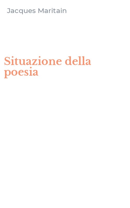 Situazione della poesia