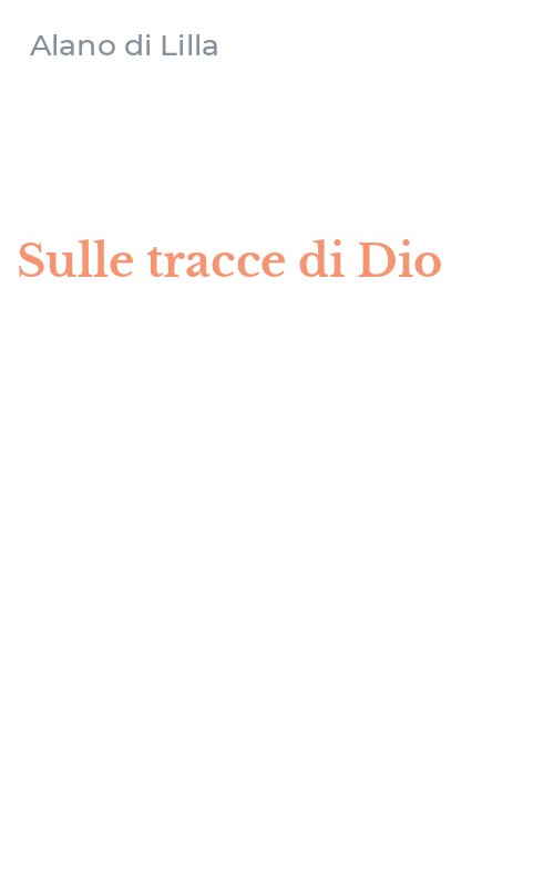 Sulle tracce di Dio