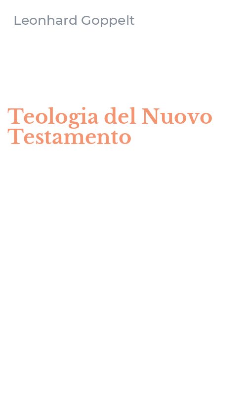 Teologia del Nuovo Testamento
