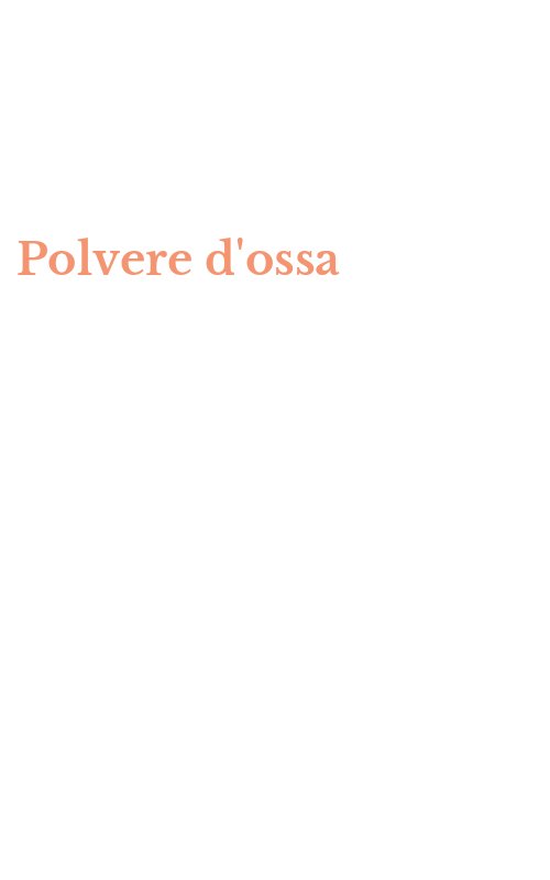 Polvere d'ossa
